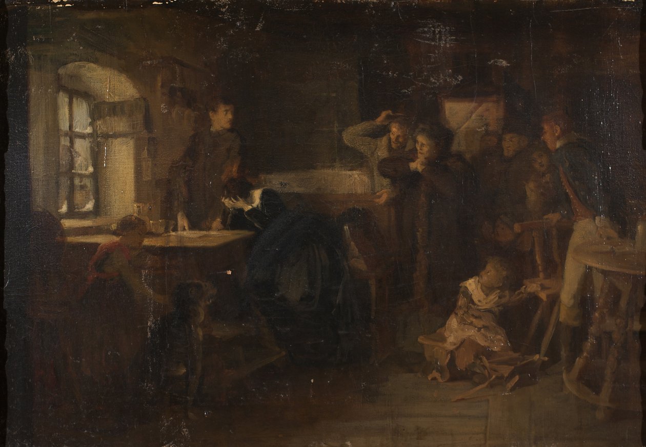 Zbiegli uchodźcy autorstwa Eduard Kurzbauer