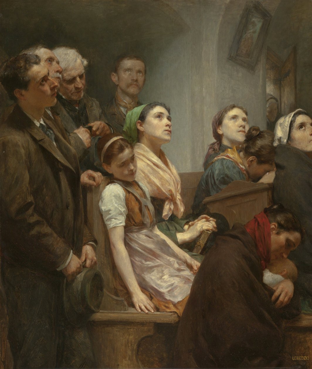 Le Kazanie - Kazanie - Eduard Lebiedzki (1862-1915). olej na płótnie autorstwa Eduard Lebiedzki