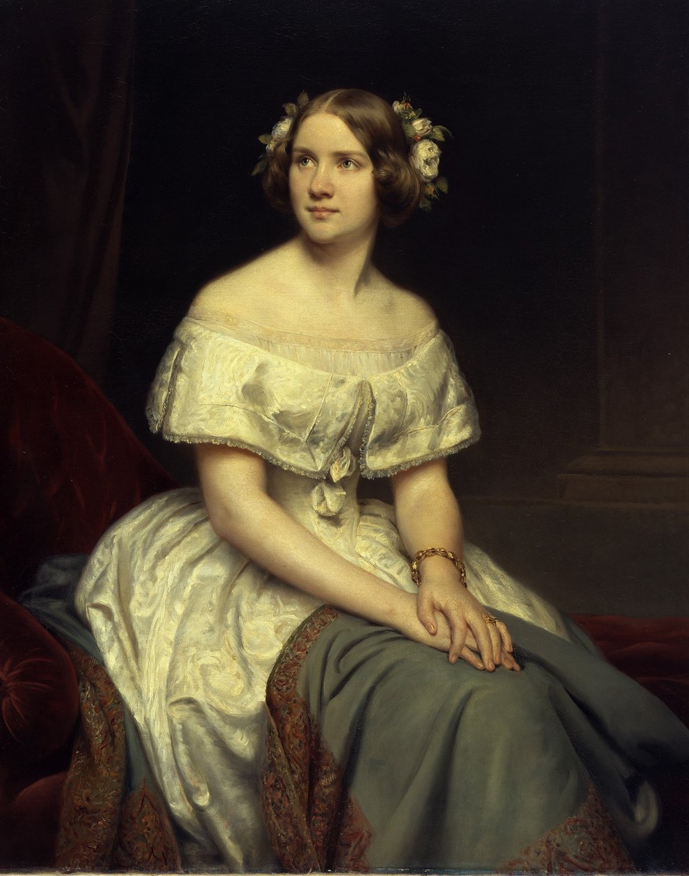 Niemcy: Portret piosenkarki Jenny Lind autorstwa Eduard Magnus
