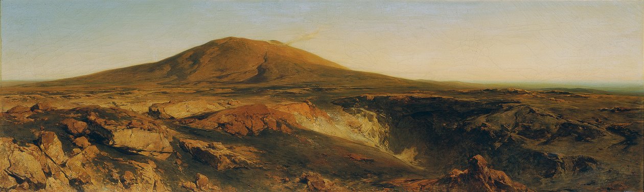 Szczyt Etny 1878 autorstwa Eduard Peithner von Lichtenfels