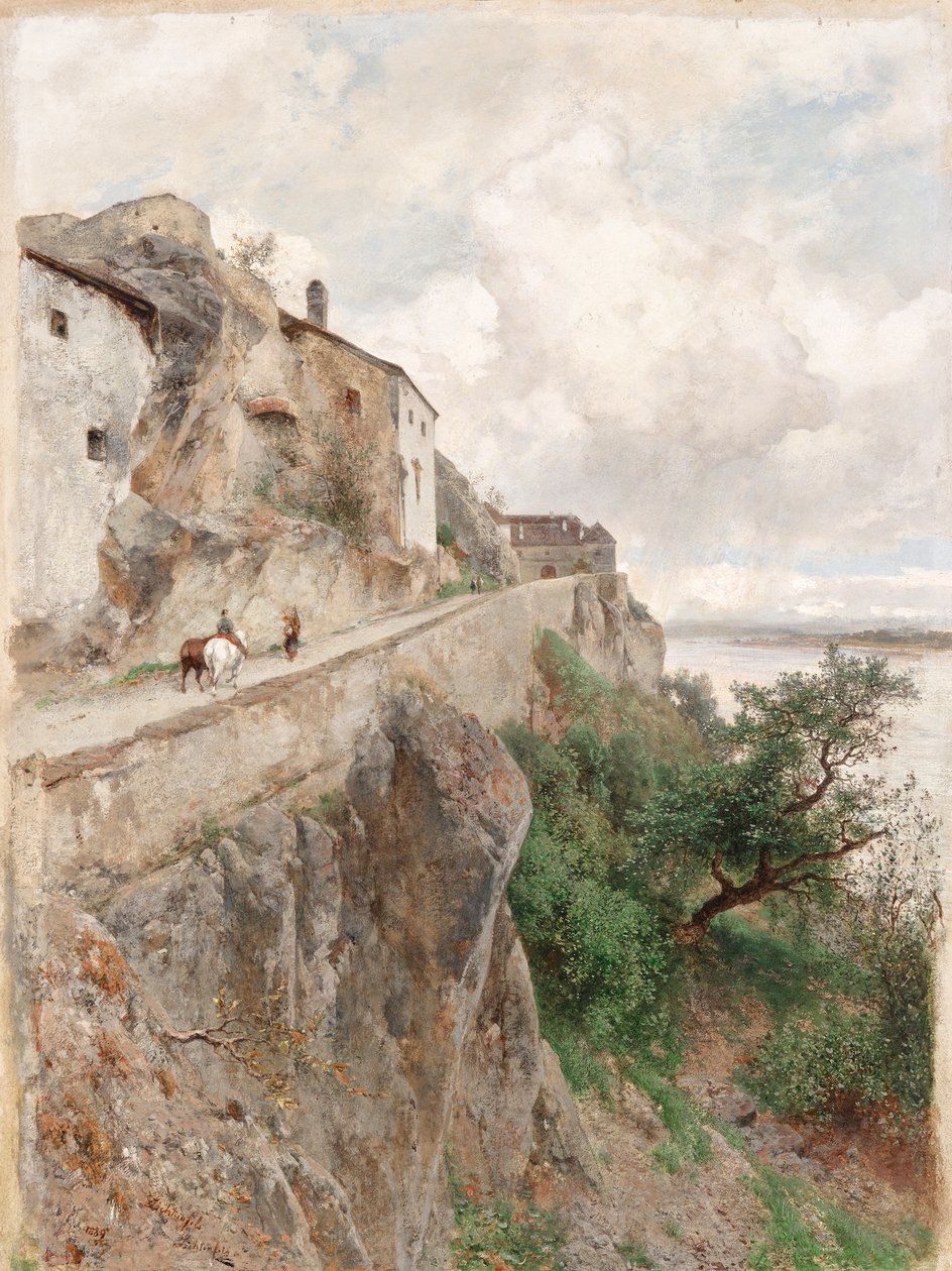 Dürnstein - W drodze do zamku autorstwa Eduard Peithner von Lichtenfels