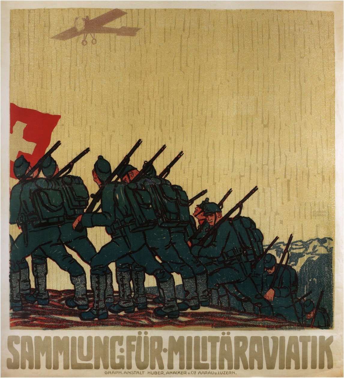 Darowizny dla Floty Powietrznej, 1914 autorstwa Eduard Renggli the Younger