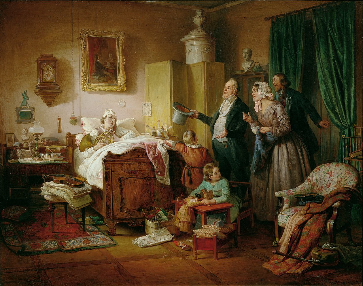 Chory muzyk autorstwa Eduard Ritter