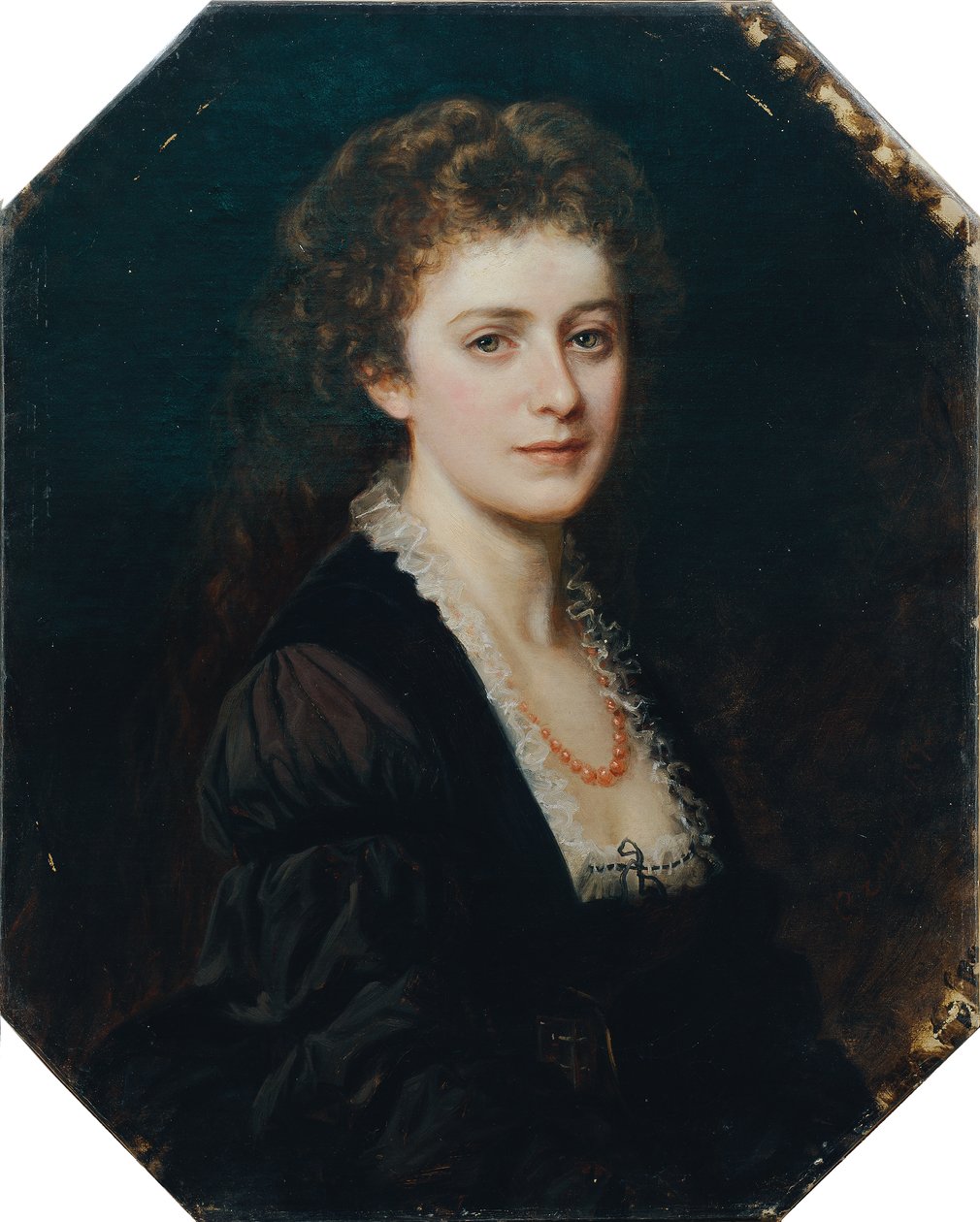 portret damy autorstwa Eduard Ritter von Engerth