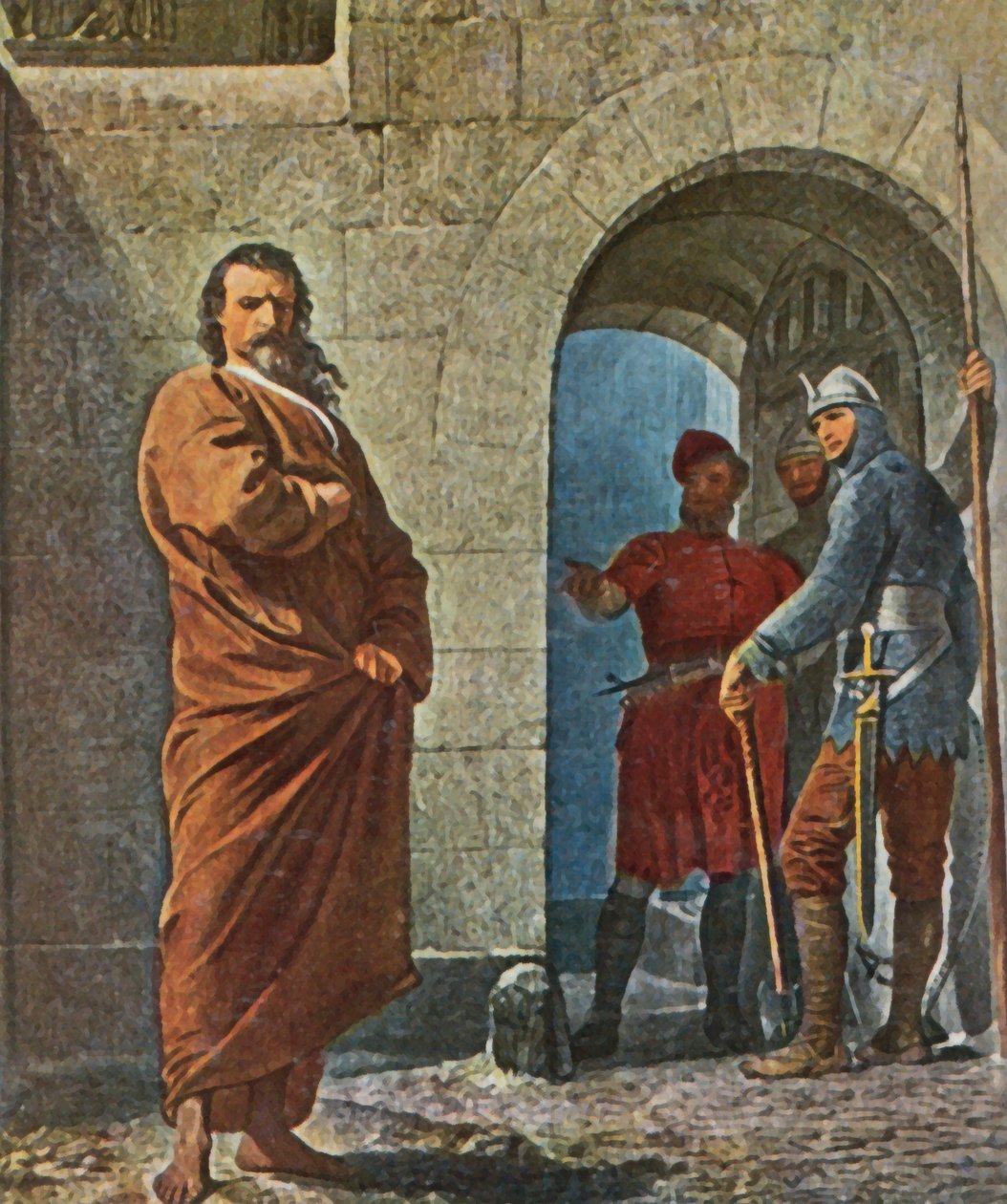 Cesarz Henryk IV autorstwa Eduard Schwoiser
