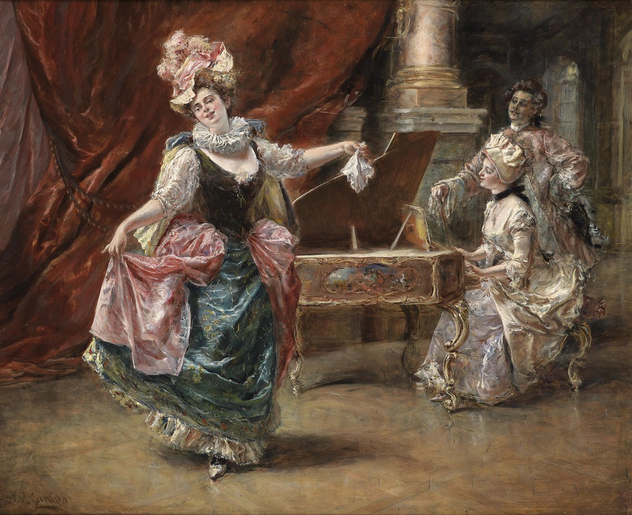 Przedstawienie taneczne autorstwa Eduardo Leon Garrido