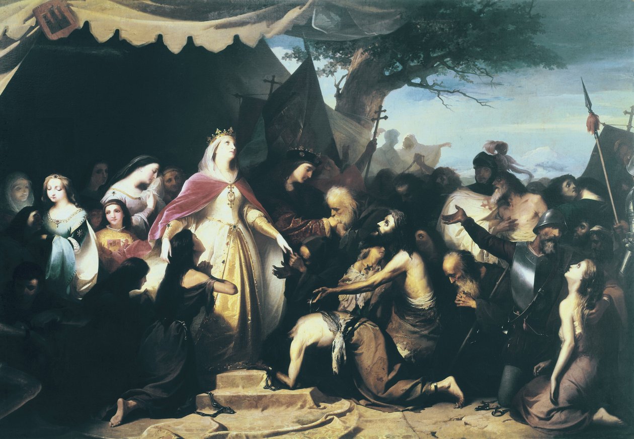 Wejście monarchów katolickich w Alhama. 1867 (olej na płótnie) autorstwa Eduardo Javier Ramon Cano de la Pena