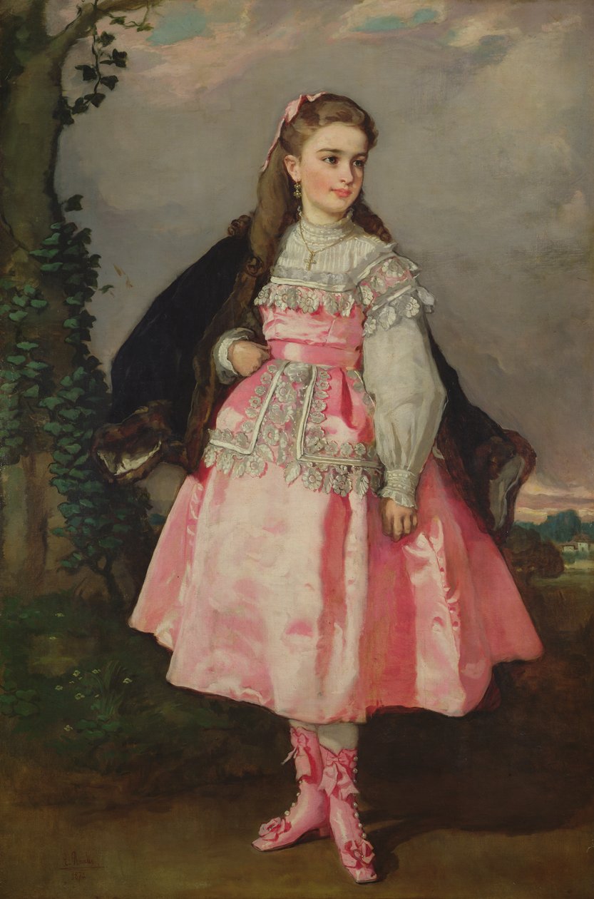 Hrabina Santovenia, 1871 autorstwa Eduardo Rosales