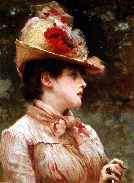 Portret damy autorstwa Eduardo Tofano