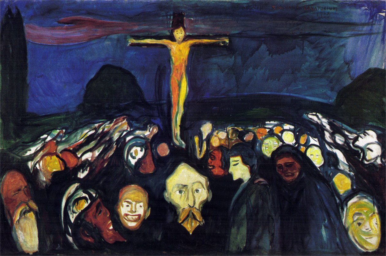 Golgota autorstwa Edvard Munch