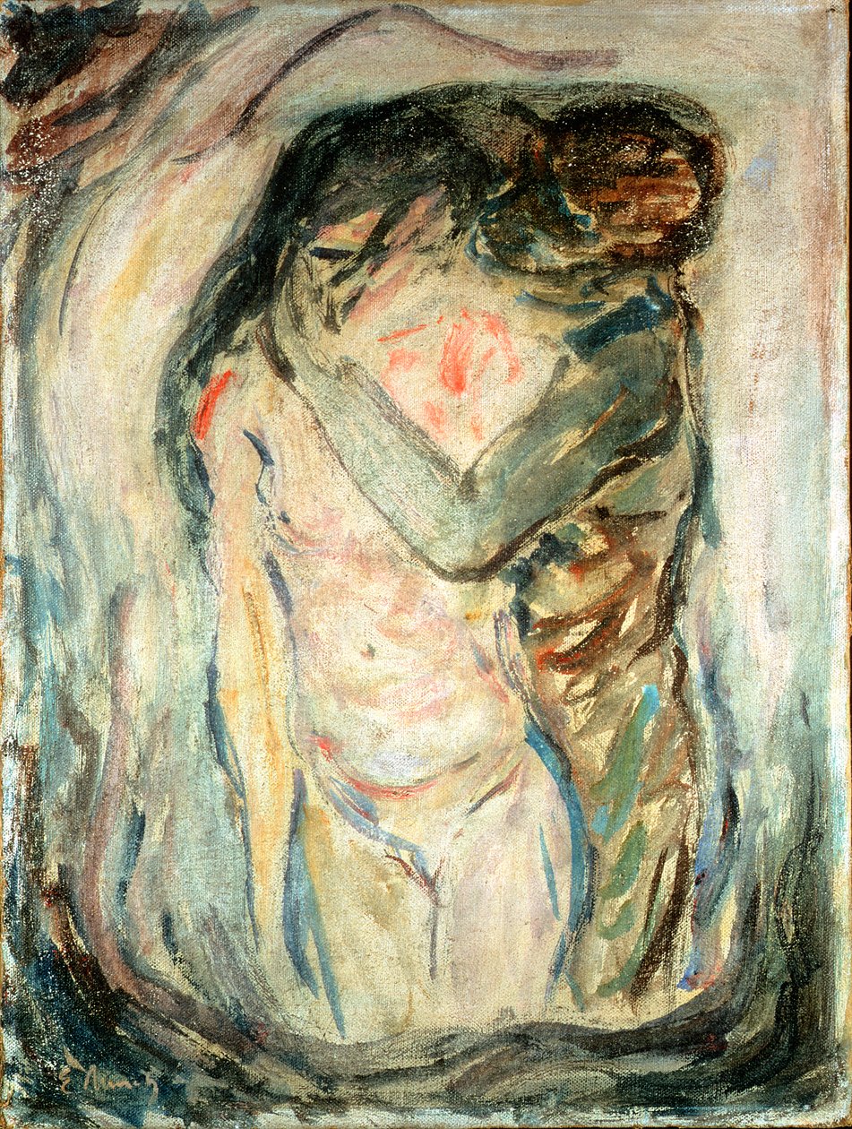 Pocałunek, ok.1910 autorstwa Edvard Munch