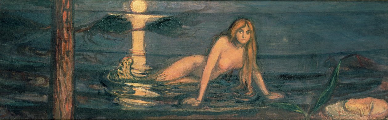 Dama z morza, 1896 autorstwa Edvard Munch