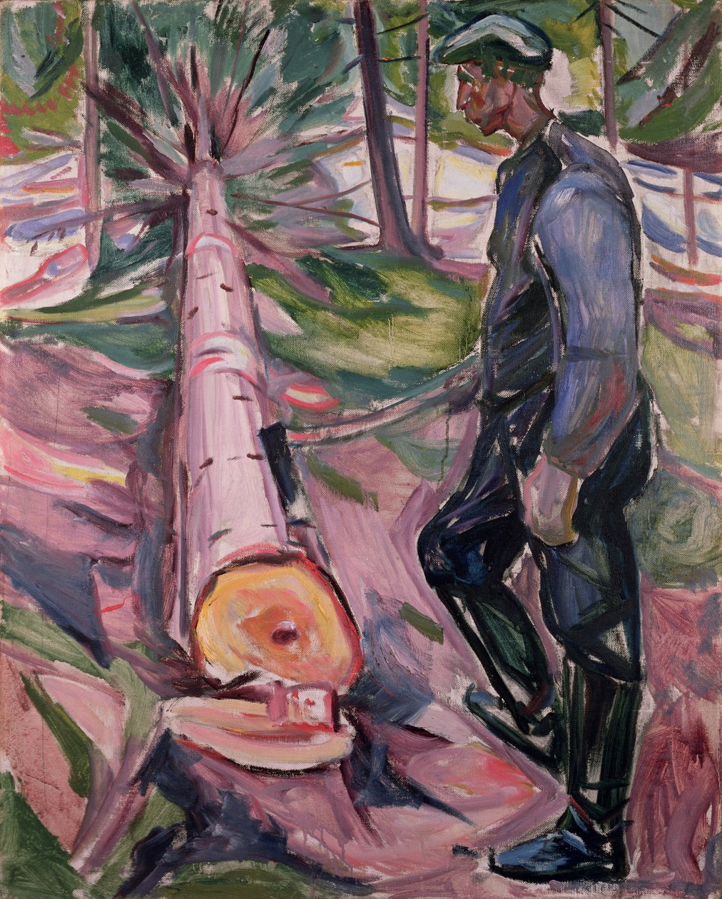 Drwal autorstwa Edvard Munch