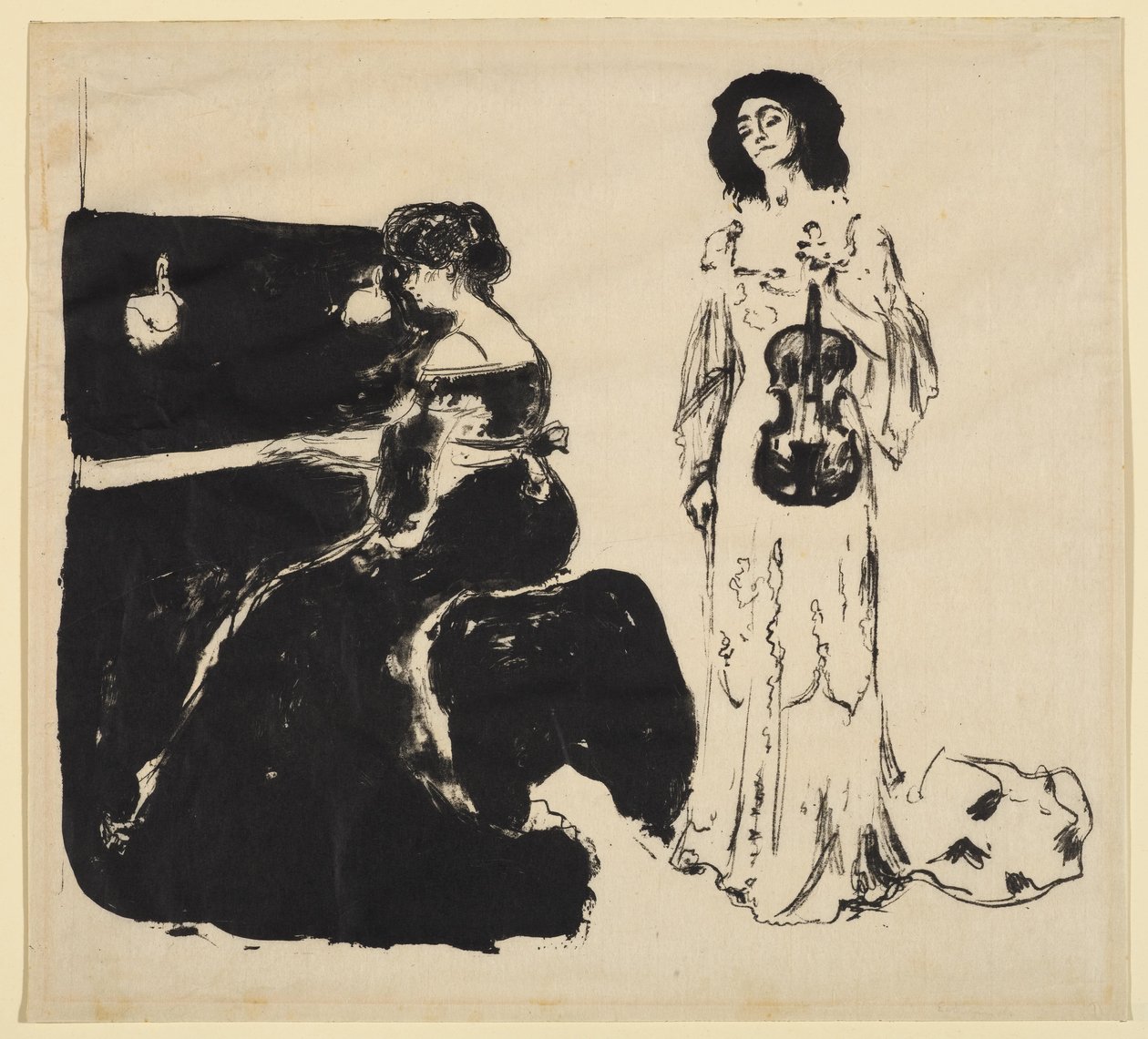 Koncert skrzypcowy autorstwa Edvard Munch