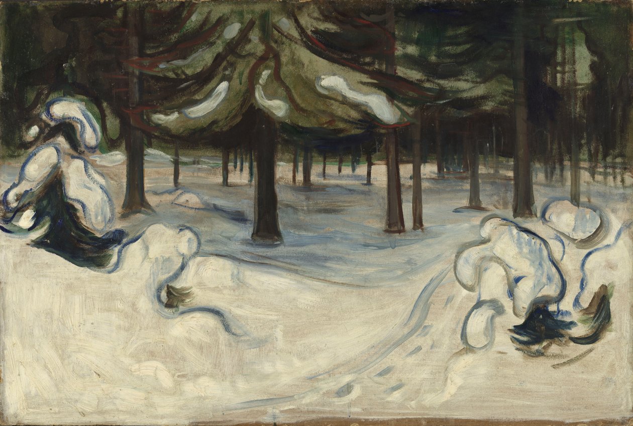 Zima autorstwa Edvard Munch