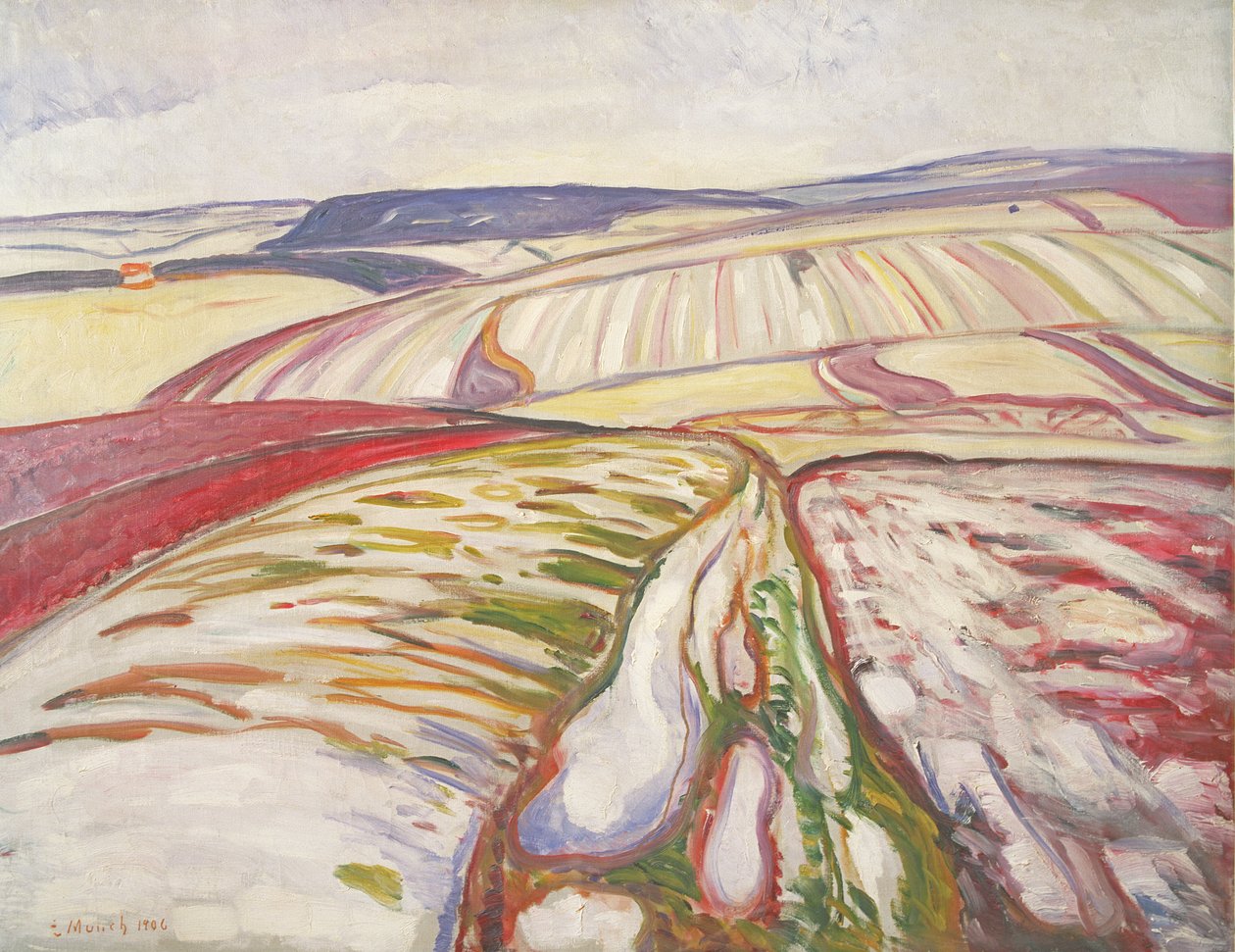131-0059494 Mróz na obrzeżach Eilgersburg autorstwa Edvard Munch