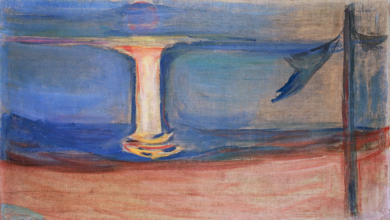 Aasgaardstrand, plaża Aasgaardstrand autorstwa Edvard Munch