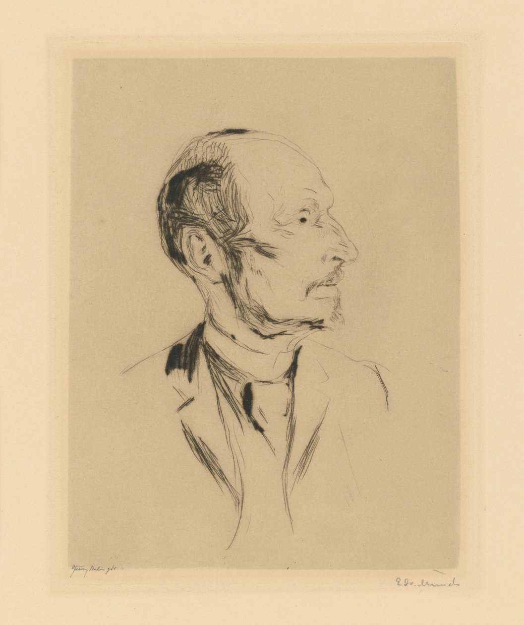 Albert Kollmann autorstwa Edvard Munch