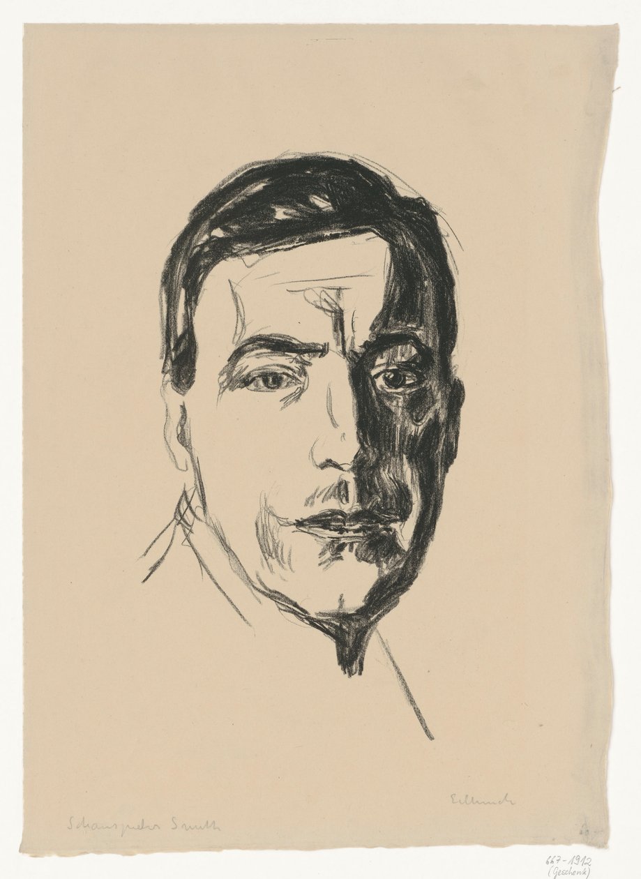 Albrecht Schmidt (kowal) autorstwa Edvard Munch