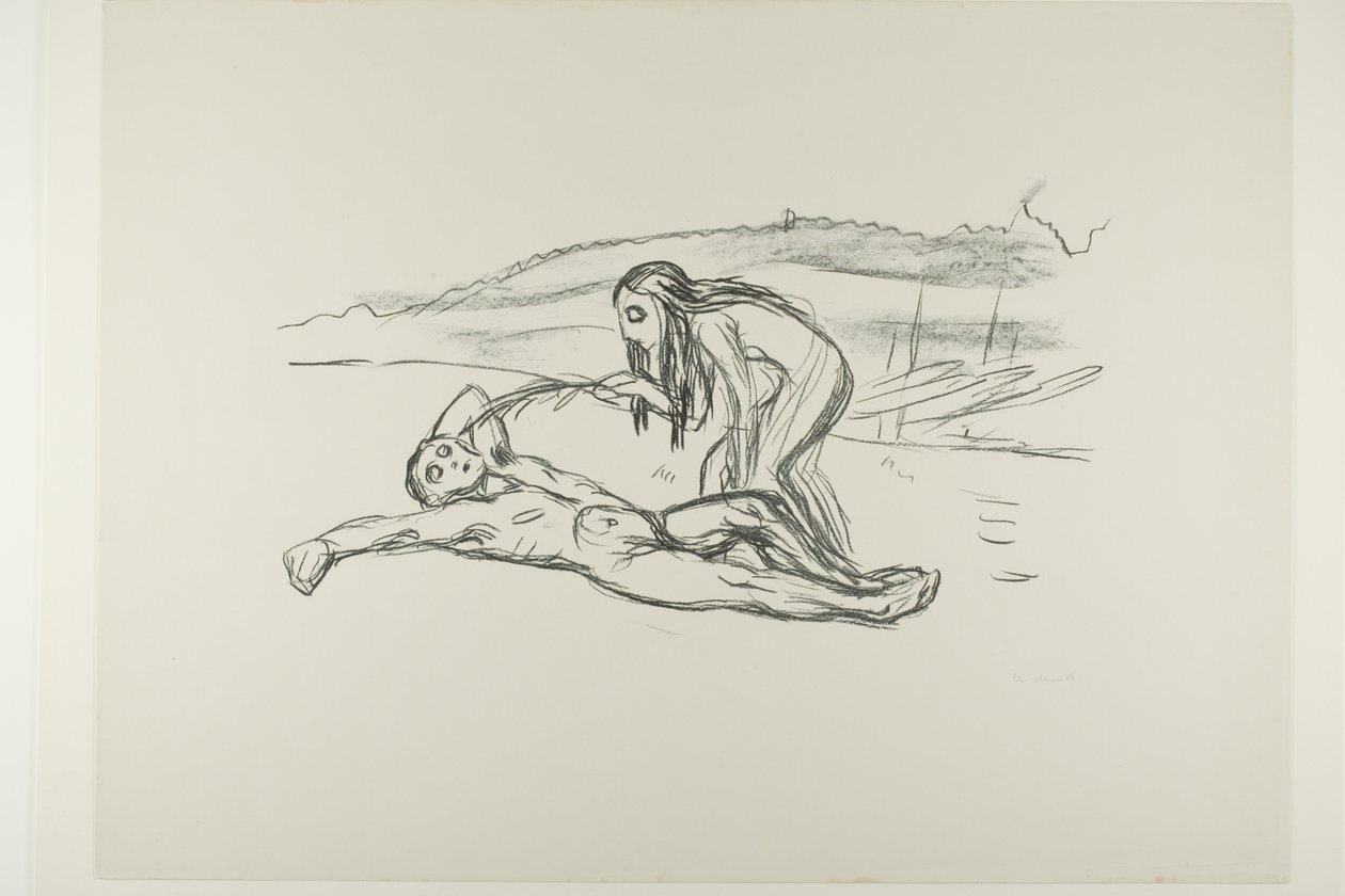 Alfa i Omega autorstwa Edvard Munch