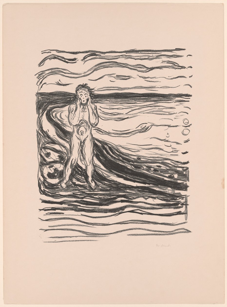 Rozpacz Alfy autorstwa Edvard Munch