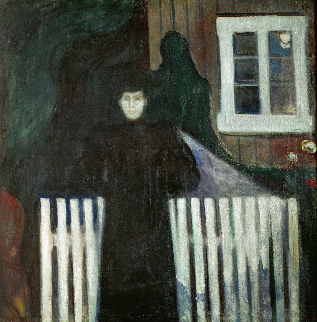 Udręka (olej na płótnie) autorstwa Edvard Munch