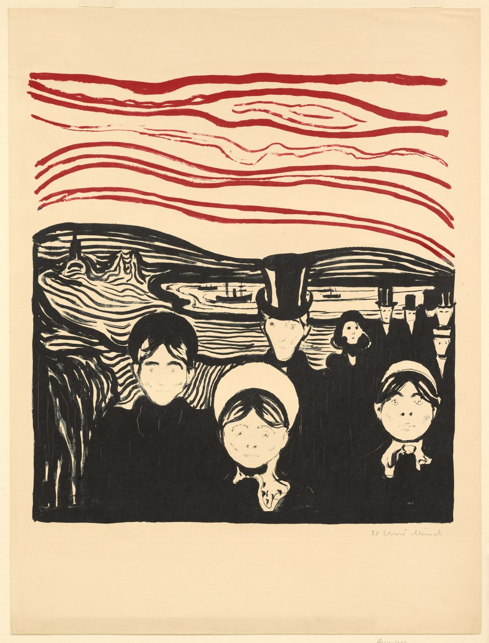 Lęk autorstwa Edvard Munch