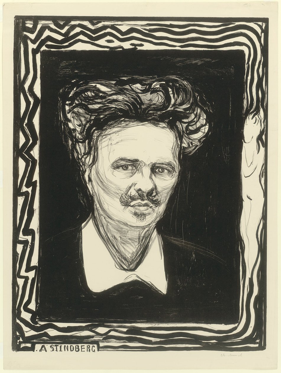 August Strindberg autorstwa Edvard Munch