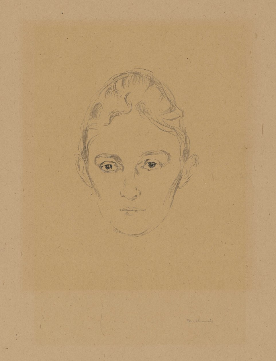 Z albumu „Z domu Maxa Linde’a”: Marie Linde autorstwa Edvard Munch