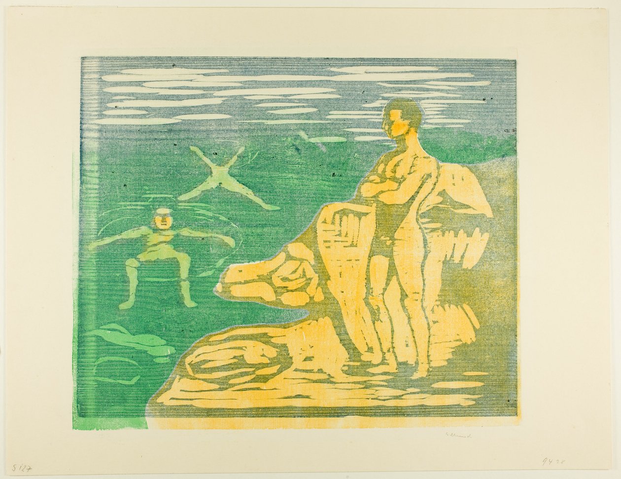 Chłopcy w kąpieli autorstwa Edvard Munch