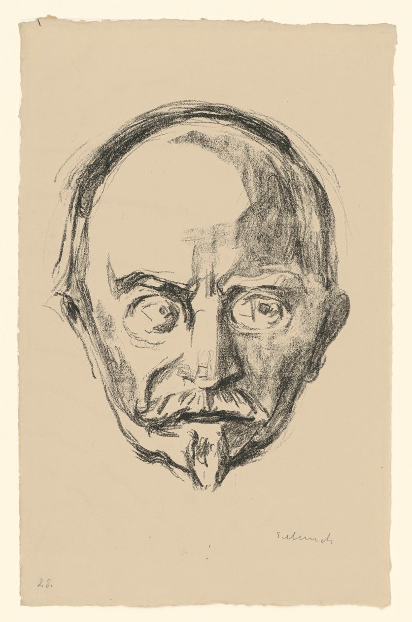 Christian Sinding autorstwa Edvard Munch