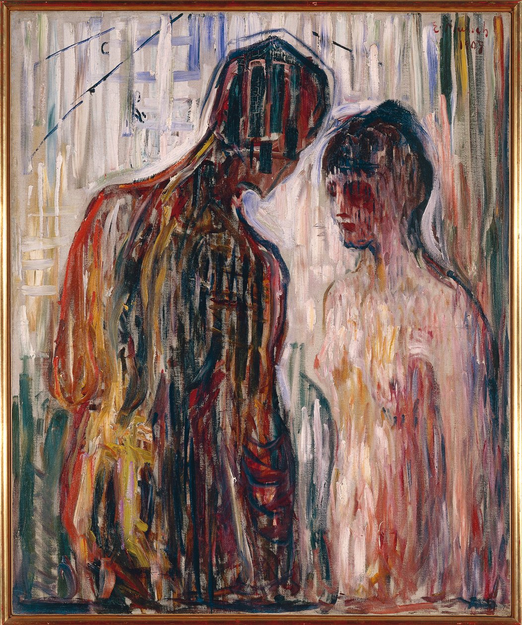 Kupidyn i Psyche autorstwa Edvard Munch