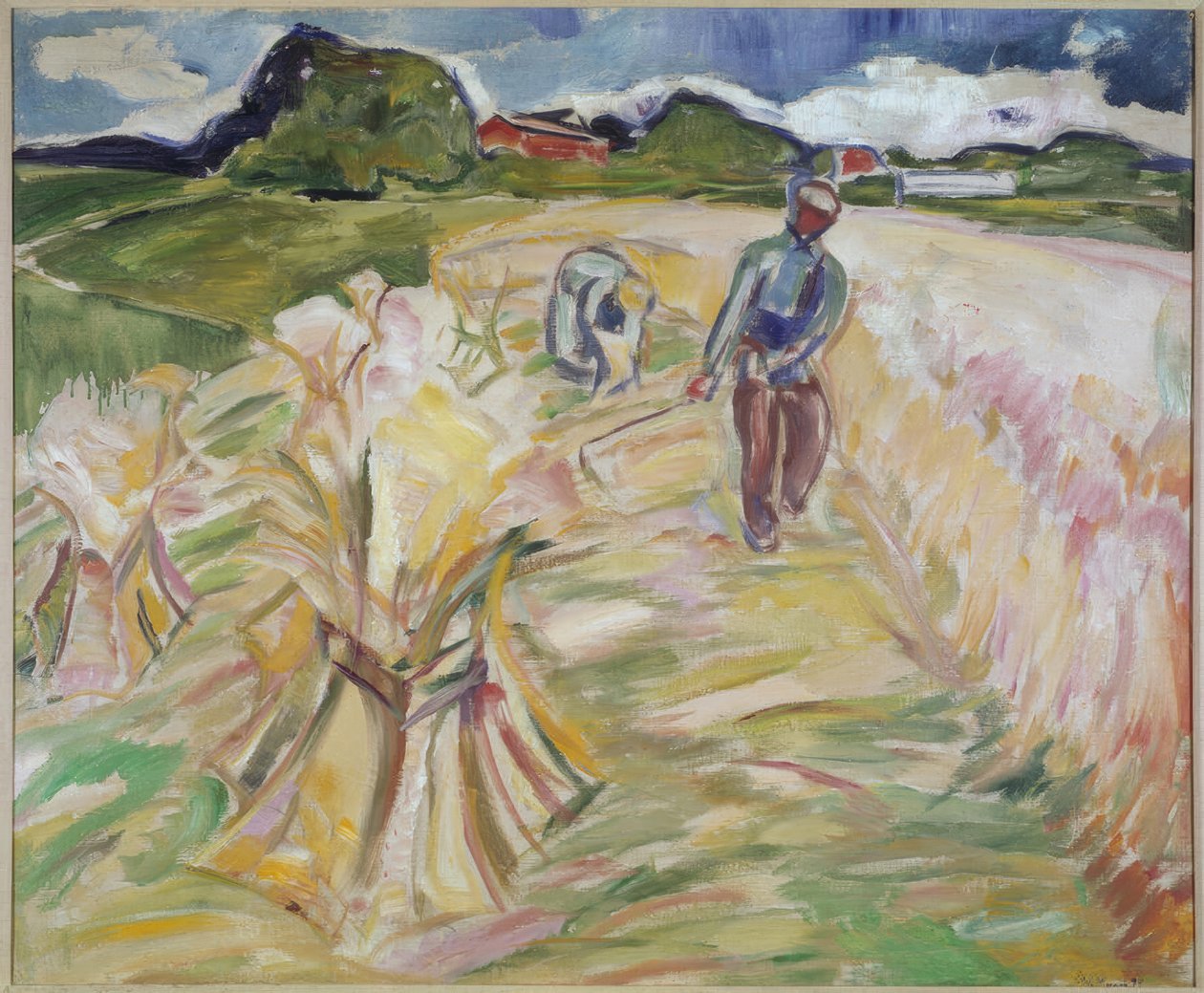Pole pszenicy autorstwa Edvard Munch