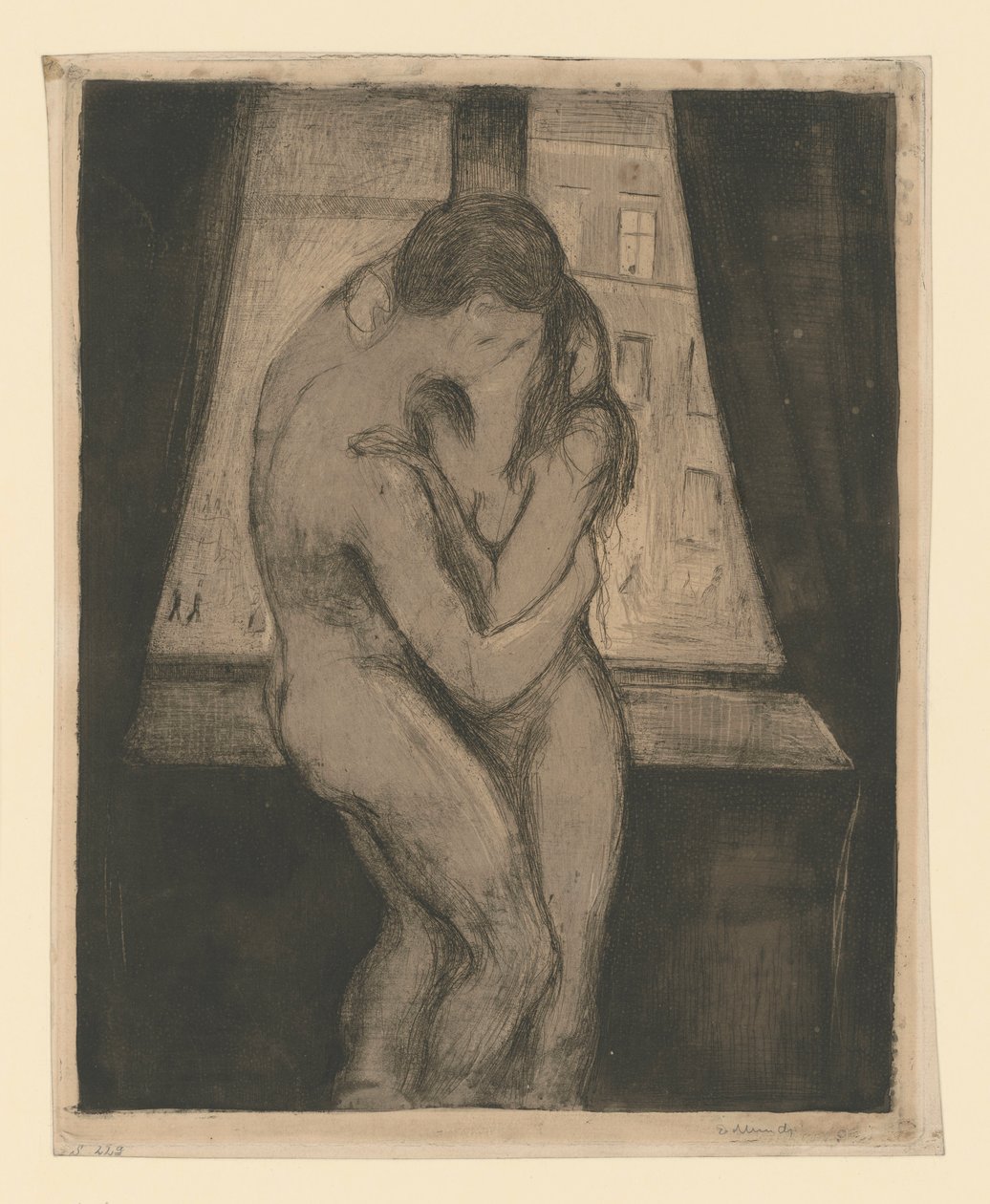 Pocałunek autorstwa Edvard Munch