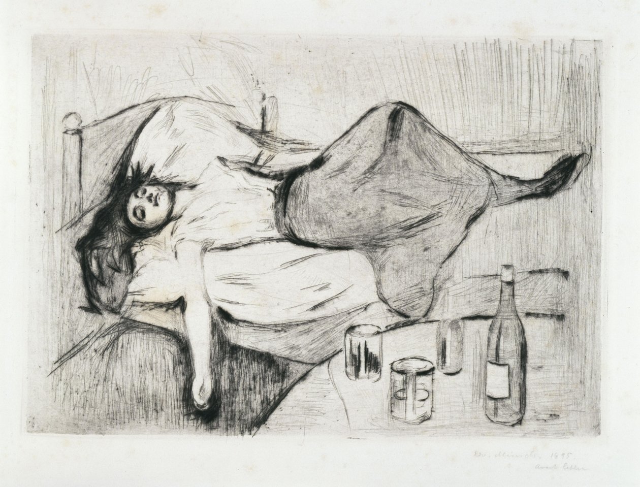 Następnego dnia autorstwa Edvard Munch