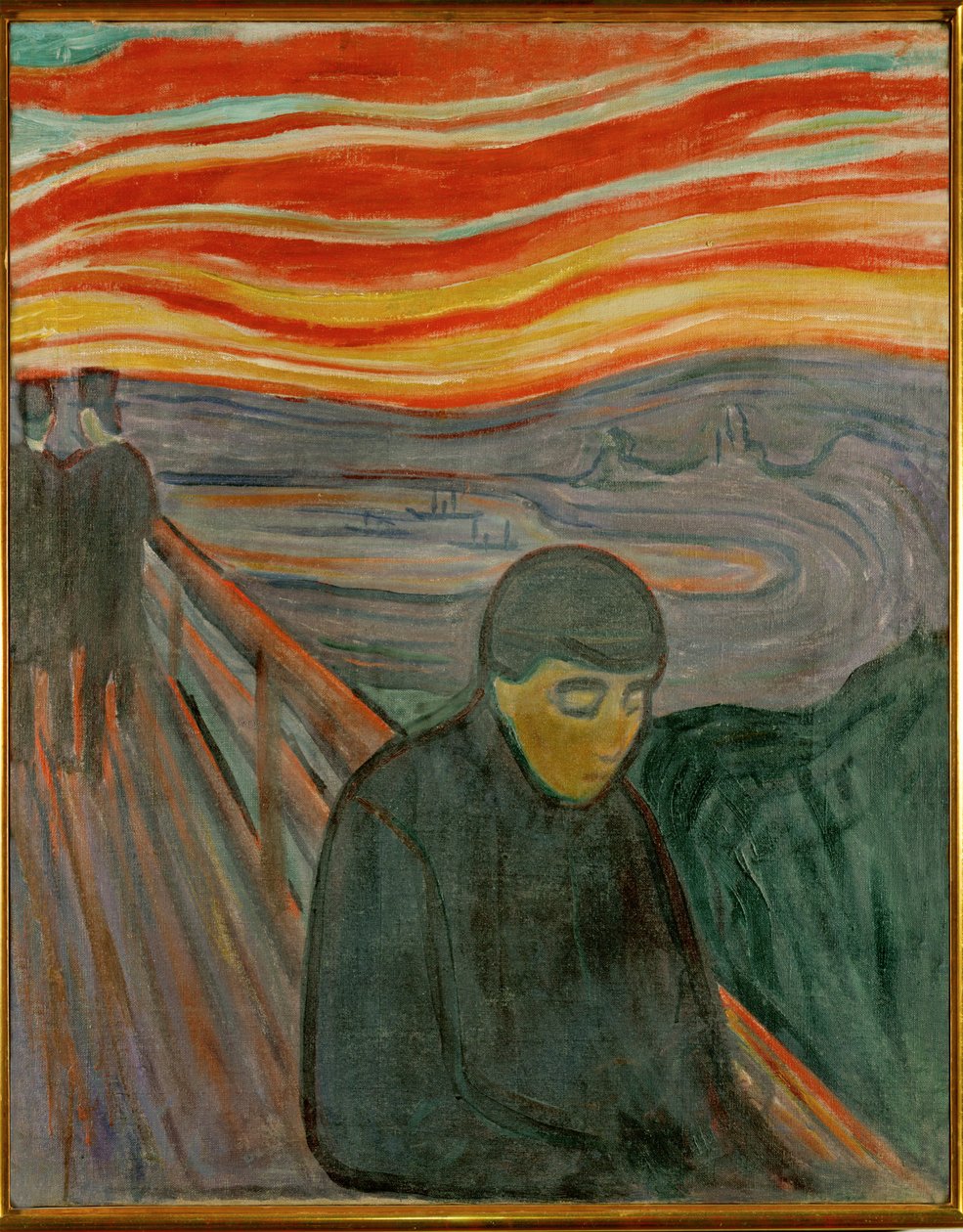 Rozpacz (olej na płótnie) autorstwa Edvard Munch