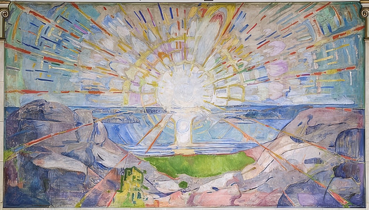 Słońce. 1911-16 autorstwa Edvard Munch