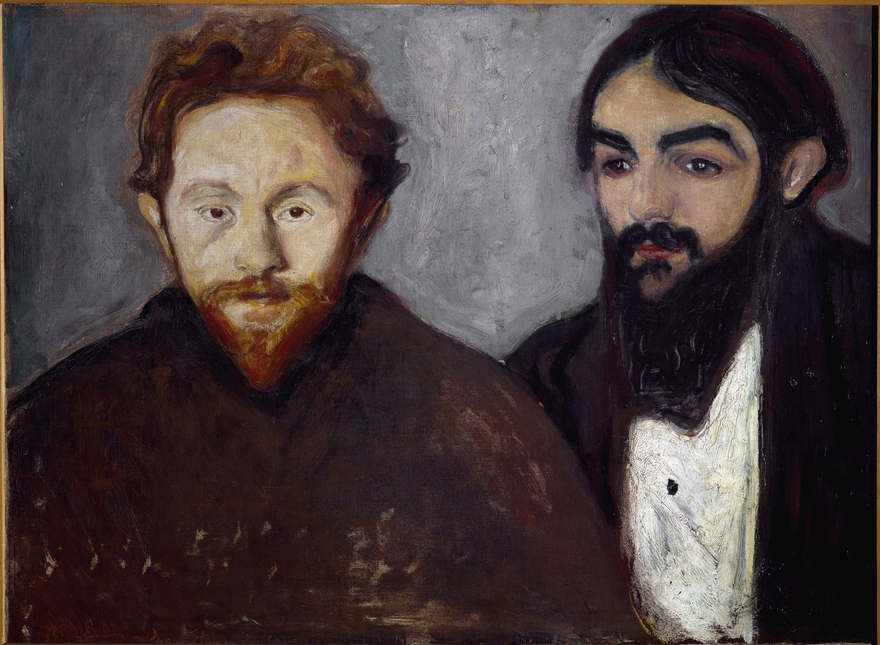 Podwójny portret autorstwa Edvard Munch