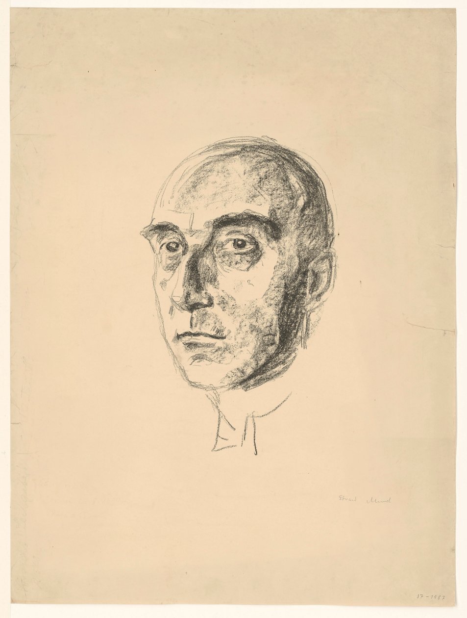Dr Ludwig Justi autorstwa Edvard Munch