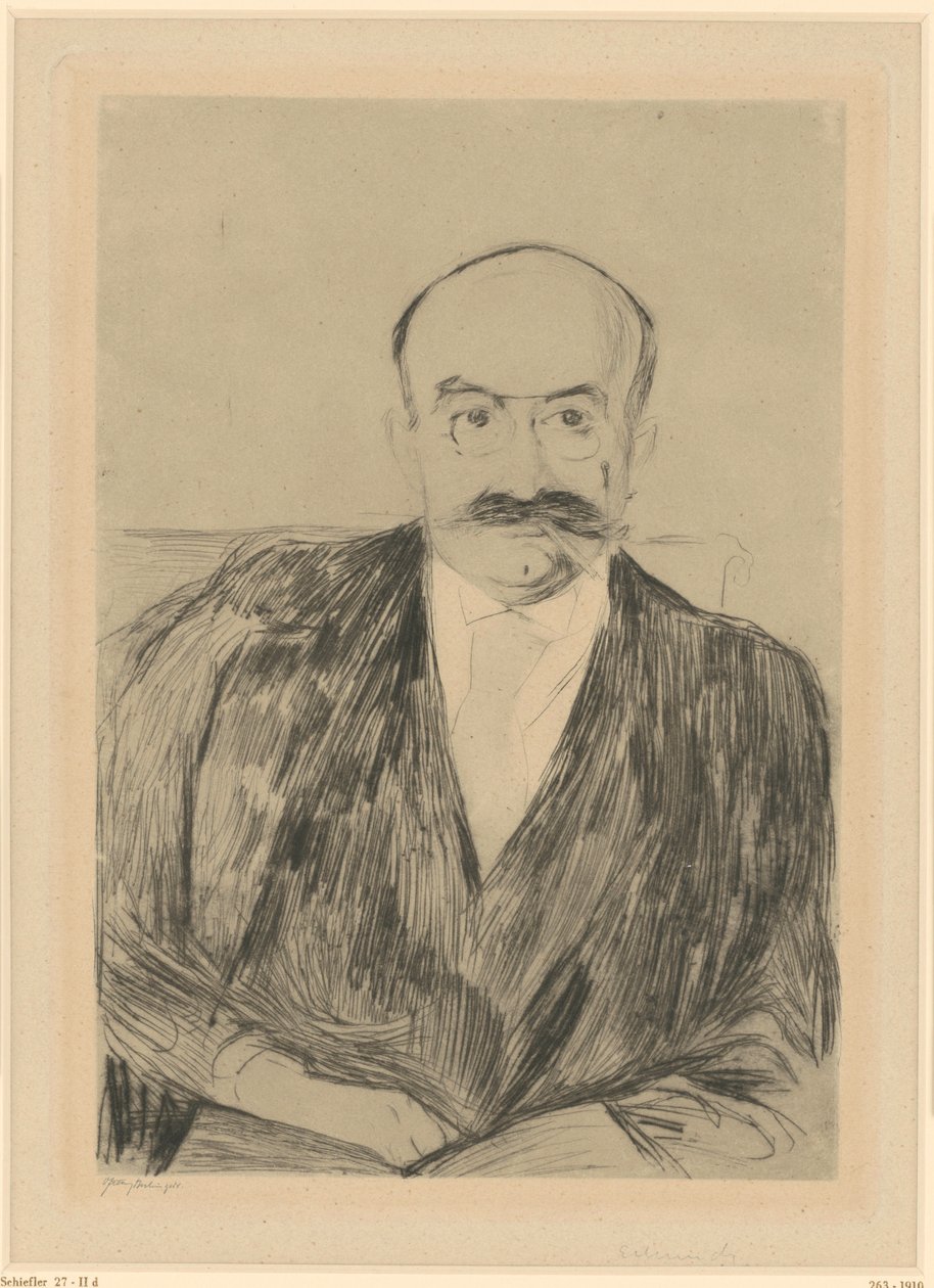 Dr Max Asch autorstwa Edvard Munch
