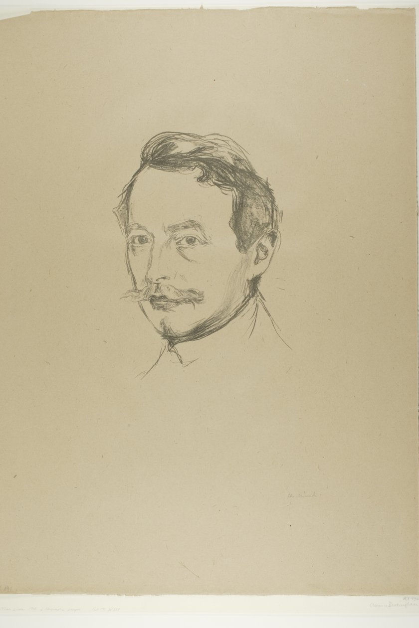 Dr Max Linde autorstwa Edvard Munch