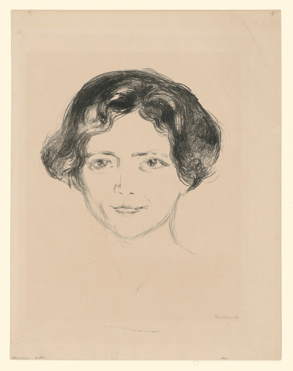 Edith Rode autorstwa Edvard Munch