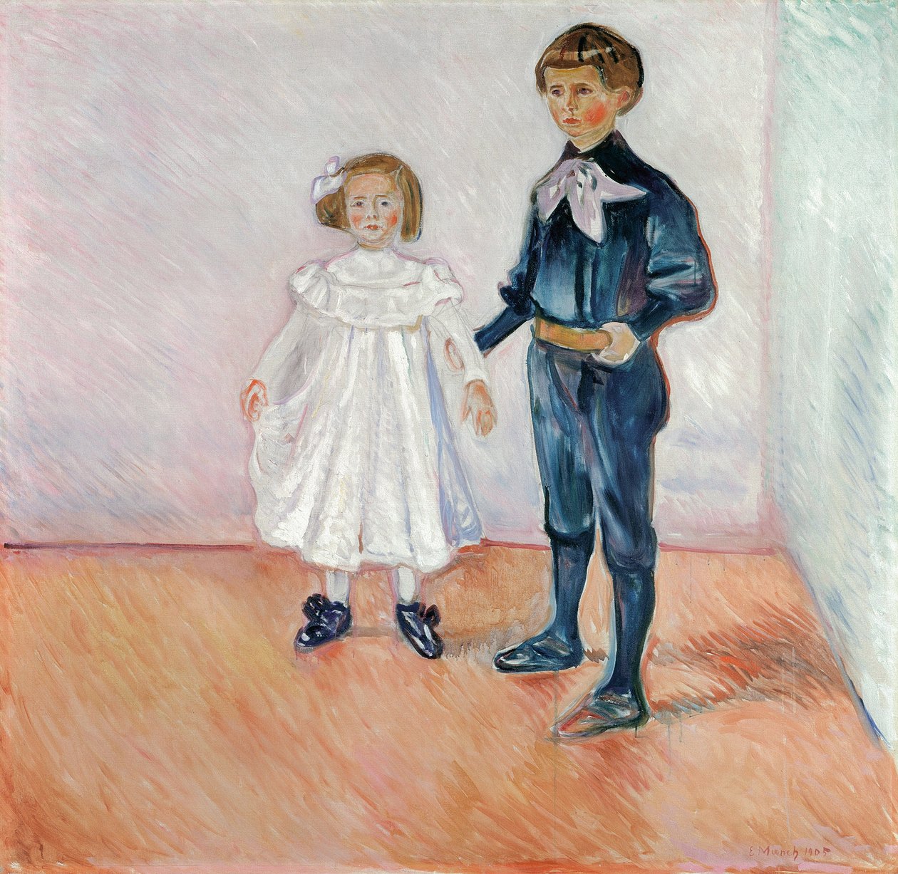 Erdmute i Hans-Herbert Esche, autorstwa Muncha, Edvarda (1863-1944). olej na płótnie autorstwa Edvard Munch