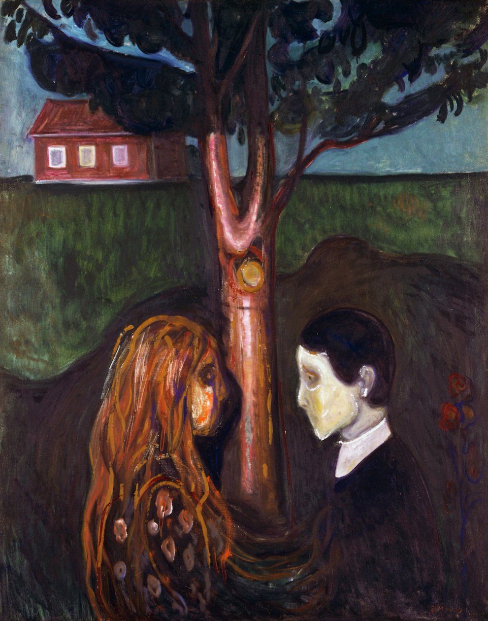 Oczy w oczach autorstwa Edvard Munch