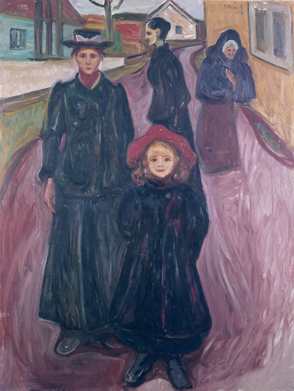 Cztery epoki życia autorstwa Edvard Munch