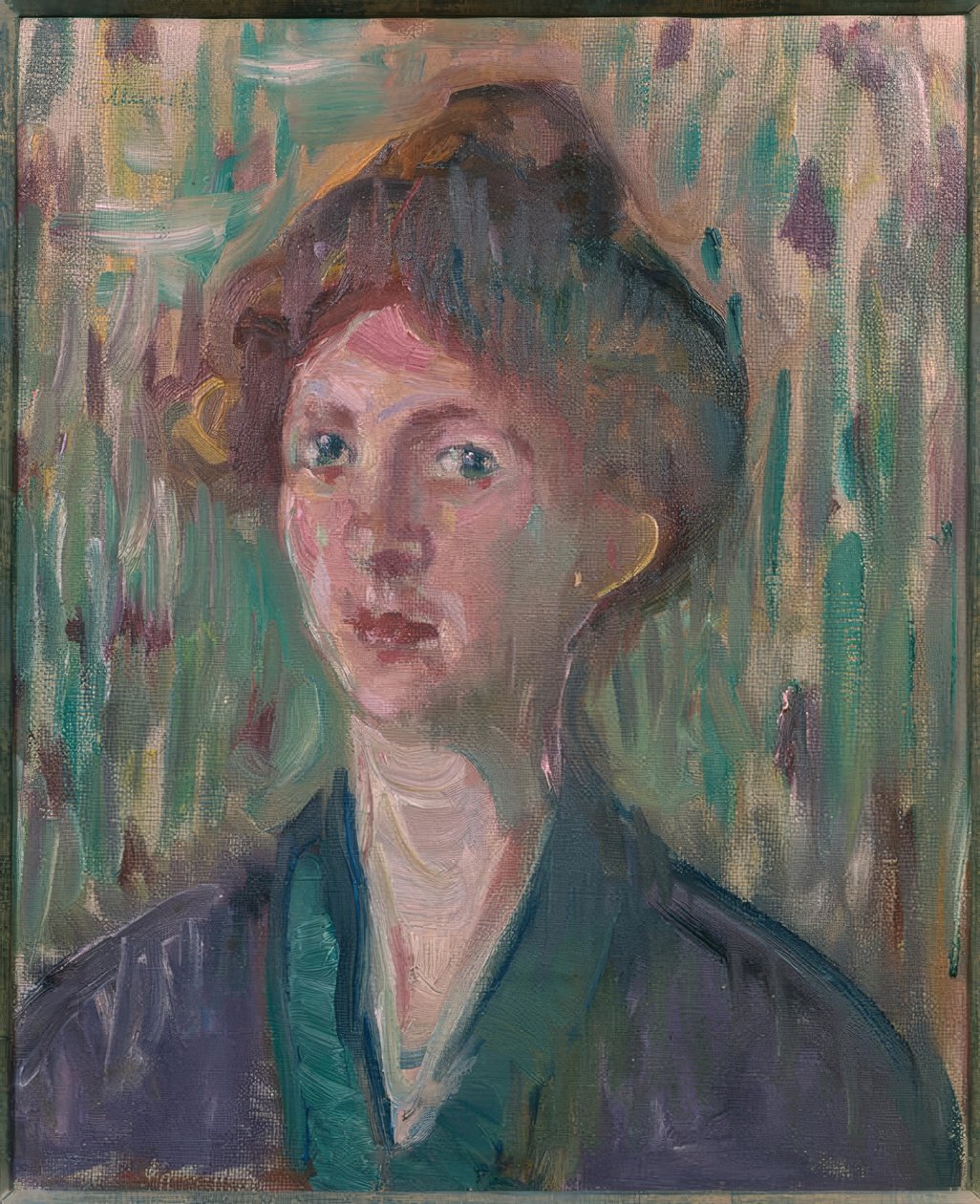 Portret kobiety autorstwa Edvard Munch