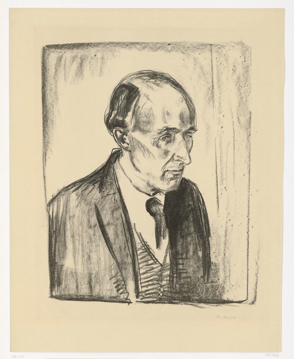 Frederick Delius autorstwa Edvard Munch