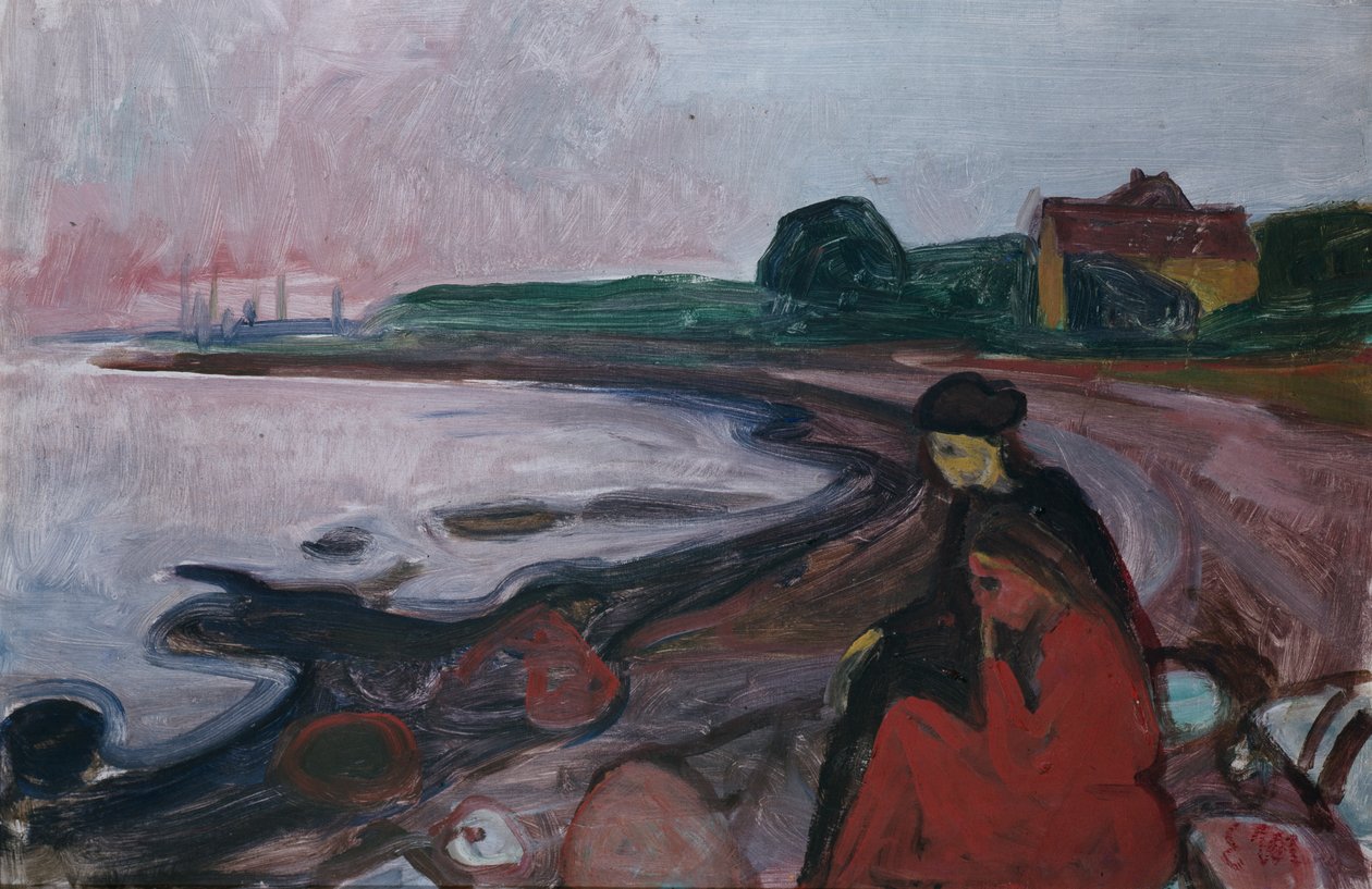 Z Asgardstrand autorstwa Edvard Munch