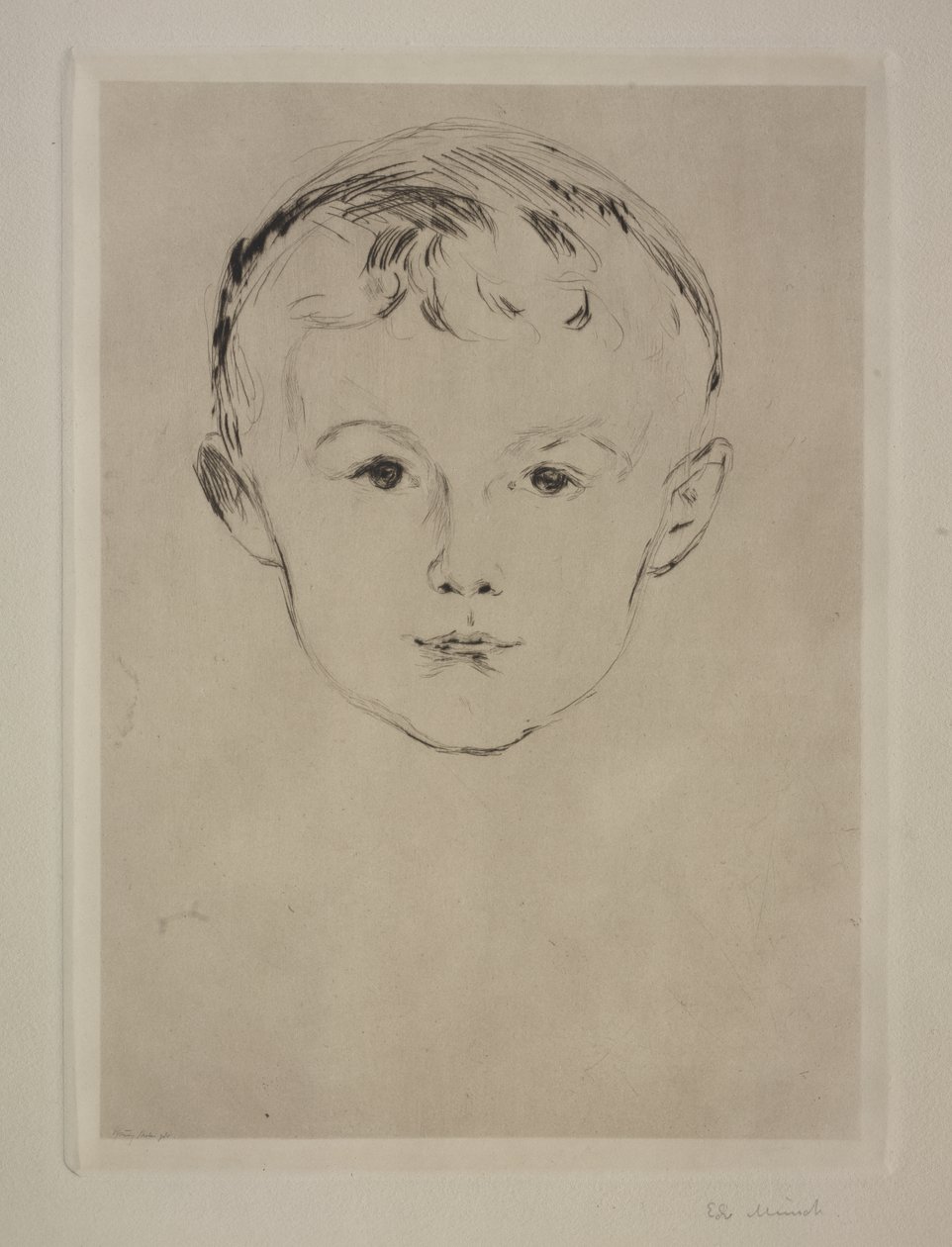 Z domu Maxa Lindego: Theodor Linde autorstwa Edvard Munch