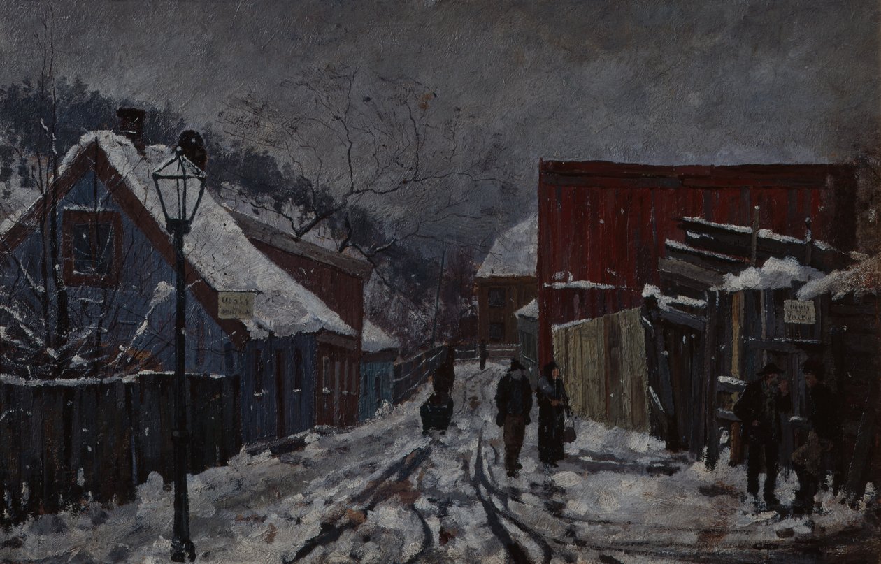Od ulicy Saxegaards autorstwa Edvard Munch